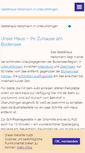 Mobile Screenshot of gaestehaus-heitzmann.de